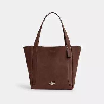 Сумка-тоут Hadley COACH, цвет silver/espresso
