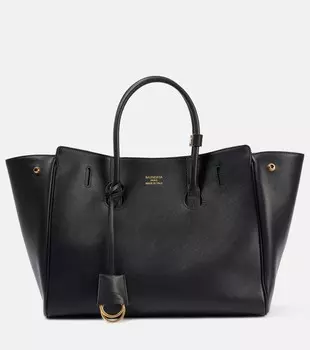 Сумка-тоут Hamptons Small из кожи Balenciaga, черный