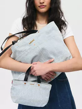 Сумка-тоут Heritage Micro Levi's, цвет Faded Blue
