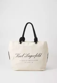 Сумка-тоут HOTEL BEACH TOTE KARL LAGERFELD, бежевый