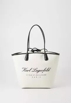 Сумка-тоут HOTEL MEDIUM BAG KARL LAGERFELD, бежевый