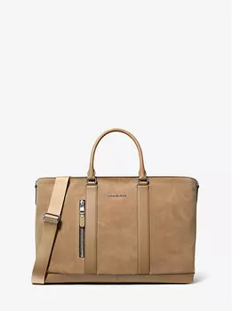 Сумка-Тоут Hudson из замши Michael Kors, коричневый