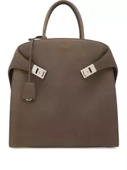 Сумка-тоут Hug Ferragamo, коричневый