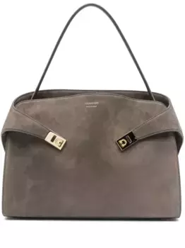 Сумка-тоут Hug Ferragamo, серый