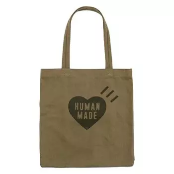 Сумка-тоут Human Made Book Tote, цвет Olive Drab