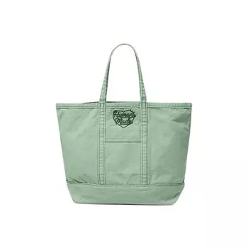 Сумка-тоут Human Made Garment Dyed Tote Bag, зеленый