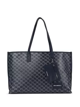 Сумка-тоут Ikonik Voyage Karl Lagerfeld, синий