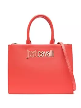 Сумка-тоут из искусственной кожи с логотипом Just Cavalli, красный