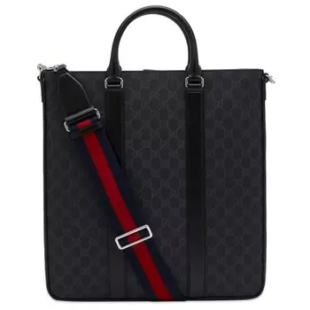 Сумка-Тоут из кожи Gg Gucci, черный