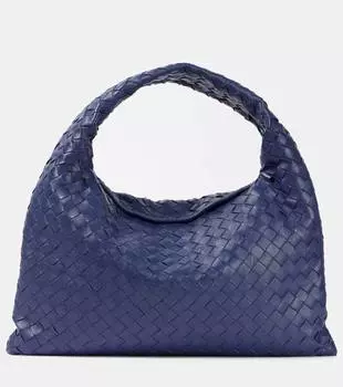 Сумка-тоут из кожи Hop Small Bottega Veneta, цвет duke-m brass