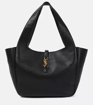 Сумка-тоут из кожи Le 5 7 Bea Saint Laurent, черный