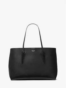 Сумка-тоут из кожи Melrose Michael Kors, черный