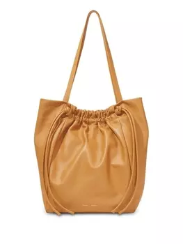 Сумка-тоут из кожи Proenza Schouler с завязками, коричневый