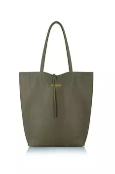 Сумка-тоут из мягкой кожи 'Milan' Betsy & Floss, зеленый