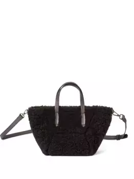 Сумка-тоут из овчины Brunello Cucinelli, коричневый