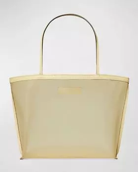 Сумка-тоут из прозрачной сетки Tory Burch, цвет Warm Sand
