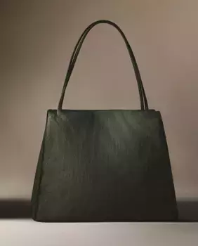 Сумка-тоут из технической ткани Zara Home, хаки