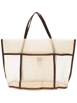 Сумка-тоут из тюля Alysi, нейтральный
