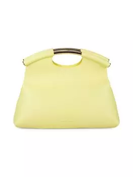 Сумка-тоут из твердой кожи Proenza Schouler, цвет Lemongrass