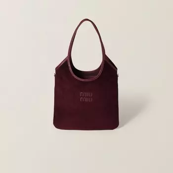 Сумка-Тоут из вельвета Ivy Miu Miu, мультиколор