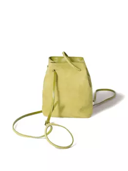 Сумка-тоут из замши Miu Miu, зеленый