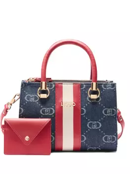 Сумка-тоут из жаккарда LIU JO, синий