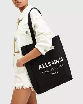 Сумка-тоут IZZY TOTE AllSaints, черный