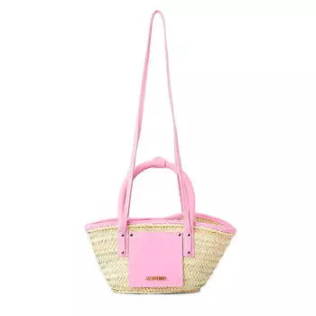 Сумка-тоут Jacquemus Le Petit Panier Soleil, светло-розовый