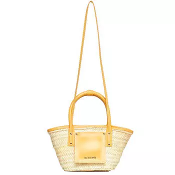 Сумка-тоут Jacquemus, темно-желтый