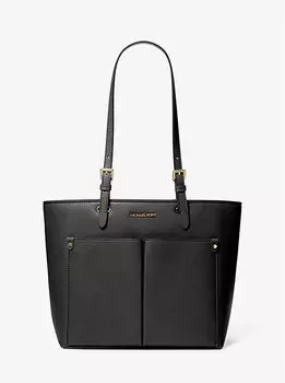 Сумка-Тоут Jet set среднего размера с карманом Michael Kors, черный