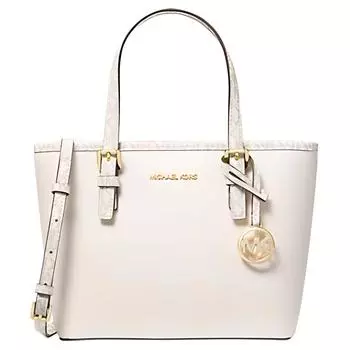 Сумка-тоут Jet Set Travel очень маленького размера с застежкой-молнией сверху MICHAEL KORS