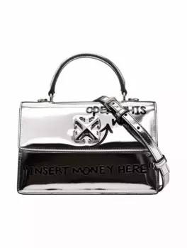 Сумка-тоут Jitney 1.4 Off-White, серебристый