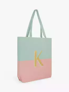 Сумка тоут John Lewis Alphabet Cotton, цвет k