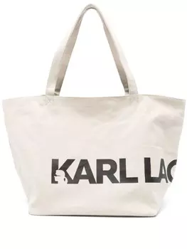 Сумка-тоут K/Essential Karl Lagerfeld, нейтральный цвет