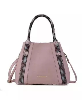 Сумка-тоут Kenna Snake от Mia K Mkf Collection, розовый