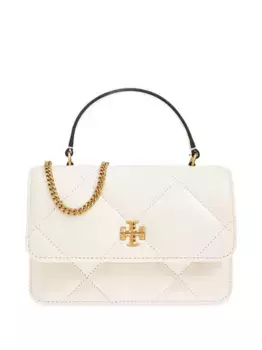 Сумка-тоут Kira размера мини Tory Burch, белый