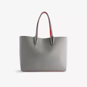 Сумка-тоут кожаная Christian Louboutin, зеленый