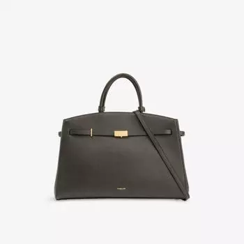 Сумка-тоут кожаная Demellier The Hudson, черный