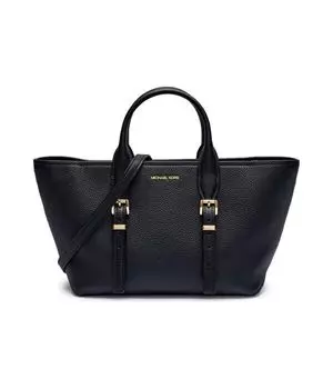 Сумка-тоут кожаная Michael Kors Moore, черный