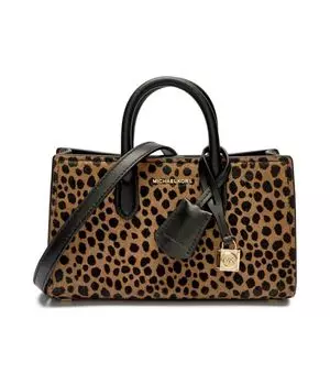 Сумка-тоут кожаная Michael Kors Scarlett, бежевый