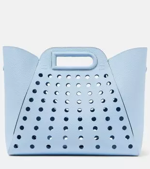 Сумка-тоут L' Airess MM из кожи Delvaux, Azure