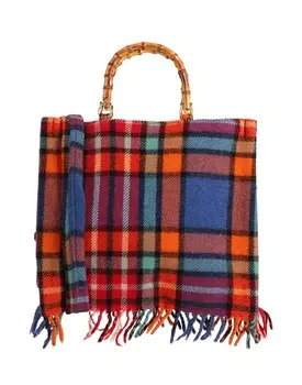 Сумка-тоут La Milanesa, синий/красный