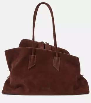 Сумка-тоут La Passeggiata Medium из замши The Attico, Light Chocolate