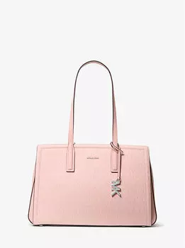 Сумка-Тоут Laila среднего размера с фирменным логотипом Michael Kors, розовый