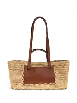 Сумка-тоут Lali E/W среднего размера Ulla Johnson, нейтральный