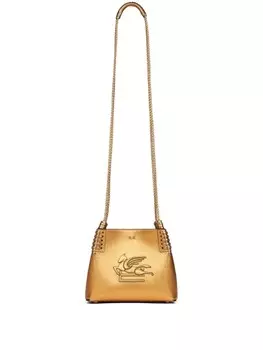 Сумка-тоут Laminated Libra ETRO, золотой