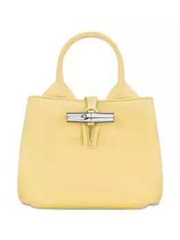 Сумка-тоут Le Roseau размера мини Longchamp, желтый