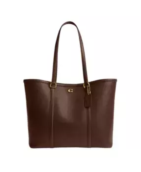 Сумка-тоут Legacy из зернистой кожи COACH, коричневый