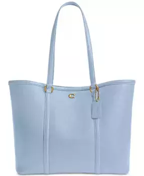 Сумка-тоут Legacy из зернистой кожи COACH, синий