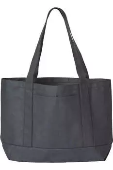 Сумка-тоут Liberty Bags Leeward Boater, черный/черный